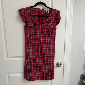 Draper James plaid dress